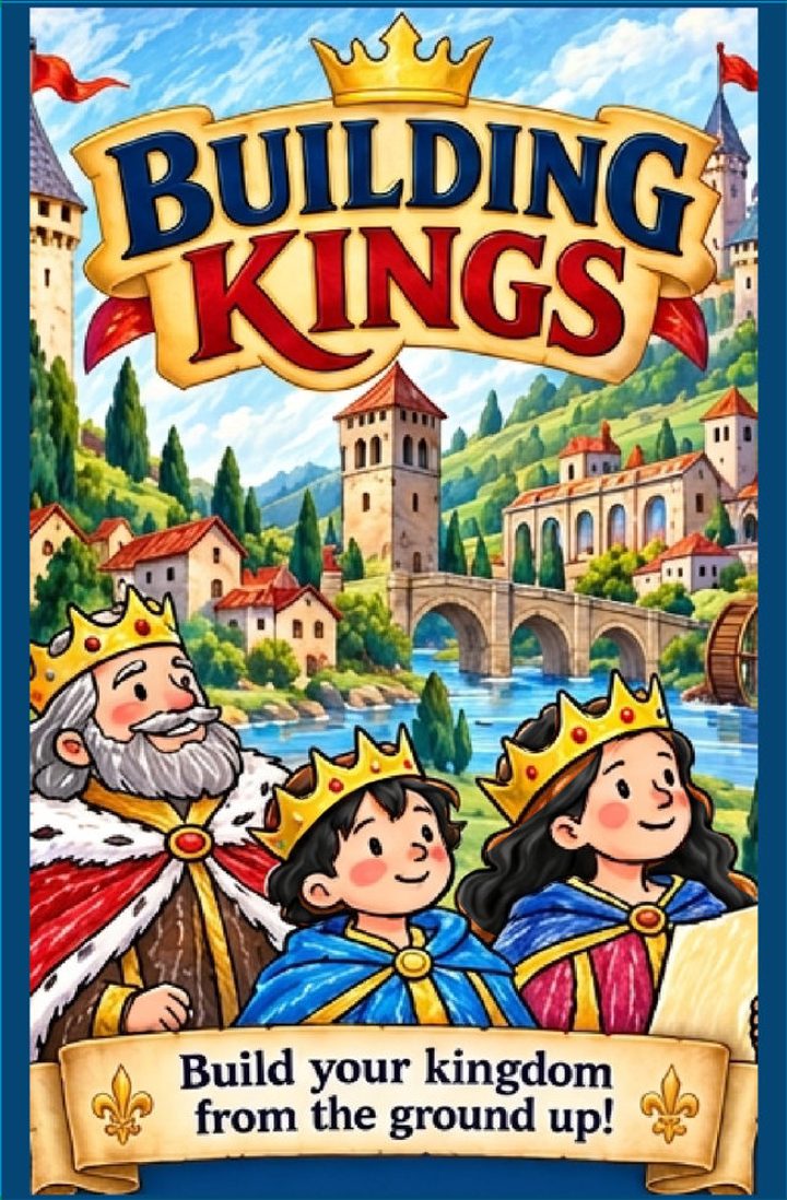 The Building Kings card game box